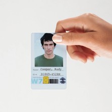 Huggy Craft Dexter Rudy Cooper Id Ice Truck Killer Brian Moser Kart Sticker Kaplama (Yüksek Kalite)