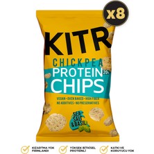 KITR 8'li Deniz Tuzlu ve Fesleğenli Yüksek Proteinli Nohut Cipsi 8X50G