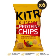 KITR 6'lı Acı Biber ve Lime Çeşnili Yüksek Proteinli Nohut Cipsi 6X50G
