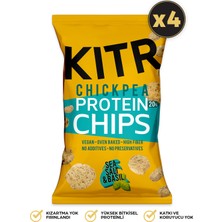 KITR 4'lü Deniz Tuzlu ve Fesleğenli Yüksek Proteinli Nohut Cipsi 4X50G