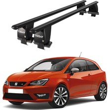Today Auto Royal Seat Ibiza Iv (2008-2017) Uyumlu Siyah Kilitli Ara Atkı Port Bagaj Tavan Barı