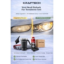 Kraftech Oto - Araba Far Temizleme ve Parlatma Seti