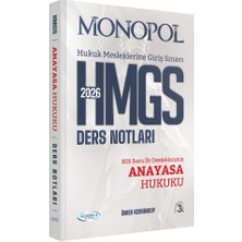 Monopol Yayınları  Hmgs Anayasa Hukuku Ders Notları 3. Baskı 2026