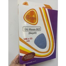 Evin Keçeli Ütü Masası Kılıfı Isıya Dayanıklı %100 Pamuk Kumaş 146X55CM