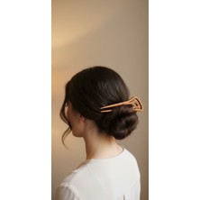 Ahşap El Yapımı Doğal Saç Tokası