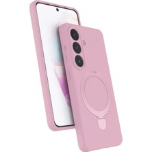 Butik Mey Ithalat®  Samsung Galaxy S26 Plus Regal Magsafe Standlı Kapak - Açık Pembe
