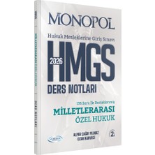 Monopol Yayınları Hmgs Milletlerarası Özel Hukuk Ders Notları 2. Baskı 2026