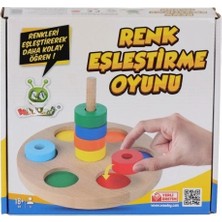 Butik Mey Ithalat® KR136 Renkli Halka Eşleştirme Oyunu