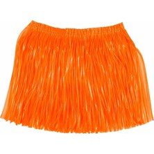Butik Mey Ithalat® Neon Turuncu Hawaii Parti Eteği 40 cm
