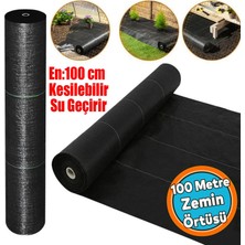 Nzb Yer Sergenliği Jut En: 100 cm Malç Sera Taban Gölge Sergenlik Örtüsü Yabani Ot Engelleme (100 Metre)