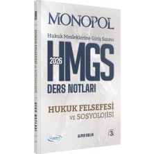 Monopol Yayınları  Hmgs Hukuk Felsefesi ve Sosyolojisi Ders Notları 3. Baskı 2026
