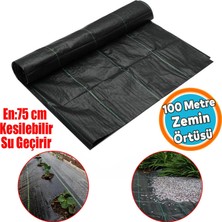 Nzb Yer Sergenliği Jut En: 75 cm Malç Sera Taban Gölge Sergenlik Örtüsü Yabani Ot Engelleme (100 Metre)