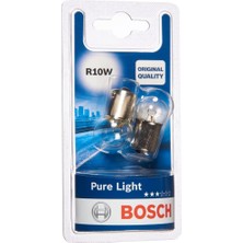 Duolight Bosch R10W 12V 10W BA15S 245 Pure Light Ampul 2'li Park Stop Sinyal Geri Vites Ampulü