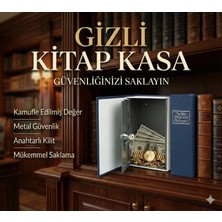 Çerçici Kitap Görünümlü Gizli Kasa