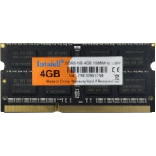 Intaıell 4gb Ddr3 1600MHZ Notebook Ram (Kutusuz) (1.35V)