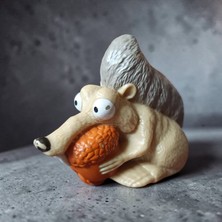 Hureggo Vintage Buz Devri Scrat Orijinal Çek Bırak Figür Oyuncak & 5 cm