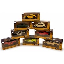 Butik Mey Ithalat® 3600A Tekli Kutu Metal Çekbırak Arabalar 12CM -Zrv