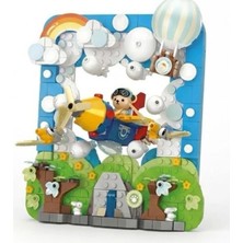 Butik Mey Ithalat® P881504 Kaptan Teddy 425 Parça Block Oyuncak