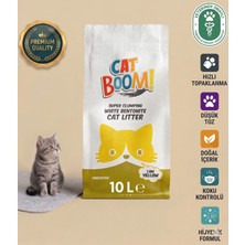 Cat Boom Kokusuz Naturel Bentonit Kedi Kumu 10 Lt