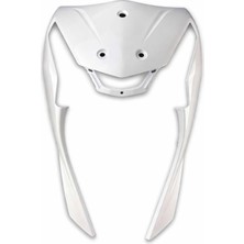 Moto Express Yamaha Crypton S-115 2018-2020 Ön Panel Göğüs Grenajı Beyaz A