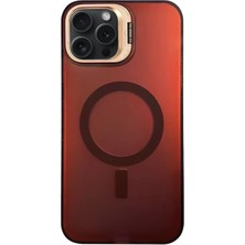 Butik Mey Ithalat®  iPhone 14 Pro Max Primera Magsafe Standlı Kapak - Bordo