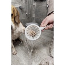 Print Zone Titreşimli Kedi Köpek Pati Yıkama Aparatı  Pratik Duş Başlığına Takılabilir