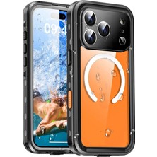 Nezih Case iPhone 17 Pro Uyumlu 1-1 Waterproof Su Geçirmez 360 Koruyucu Kılıf