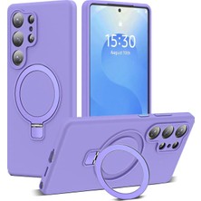 Nezih Case Samsung Galaxy S26 Ultra Uyumlu Içi Kadife Stand Olabilen Halka Yüzüklü Şık Kılıf