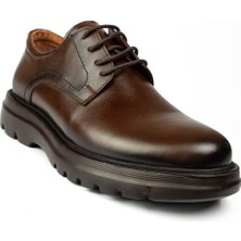 Nobel 5044 Kahverengi Deri Eva Taban Klasik Erkek Ayakkabı