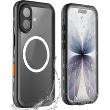 Nezih Case iPhone 16 Uyumlu 1-1 Waterproof Su Geçirmez 360 Koruyucu Kılıf