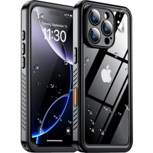 Nezih Case iPhone 16 Pro Max Uyumlu 1-1 Waterproof Su Geçirmez 360 Koruyucu Kılıf