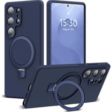 Nezih Case Samsung Galaxy S26 Ultra Uyumlu Içi Kadife Stand Olabilen Halka Yüzüklü Şık Kılıf