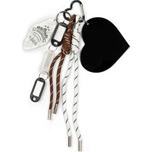 Twist Kontrast Kordonlu Kalp Anahtarlık TS1260072012001