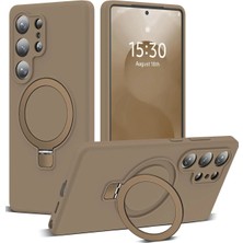Nezih Case Samsung Galaxy S26 Ultra Uyumlu Içi Kadife Stand Olabilen Halka Yüzüklü Şık Kılıf