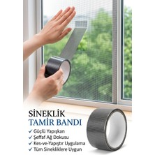 Primeaks Sineklik Tamir Bandı 48MM x 2m | Kolay Uygulama | Yırtık Sineklik Onarıcı Bant