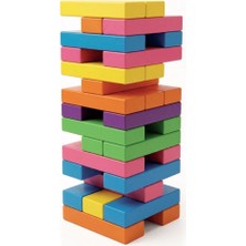 Aylina Mey Ithalat® ONY-415 Kutuda Ahşap Renkli Denge Oyunu