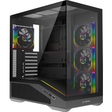 Rampage Reaper 750W 80 Plus Bronze Siyah 4*12CM Argb Fan Atx Gaming Oyuncu Kasası