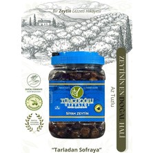 Çiftliği Az Tuzlu Siyah Zeytin 900 gr - Doğal Fermente Katkısız Kahvaltılık Sele Zeytin