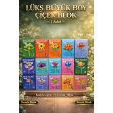 Kobe Lüks Büyük Boy Çiçek Blok Seti 🌸 Çiçek LEGO Bricks Benzeri Blok  | 1 Adet Gönderim | Koleksiyon Botanik Seri