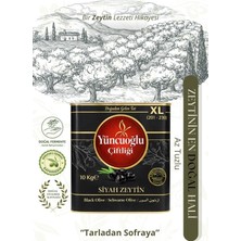 Çiftliği 10 kg Siyah Zeytin Xl Boy - Tarladan Sofraya Doğal Salamura Katkısız Az Tuzlu