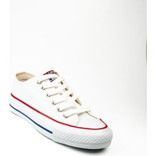 Look Life 1001 Beyaz Keten Kadın Sneaker Ayakkabı