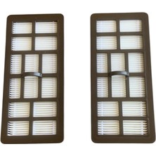 Arçelik S 4250 Jaguar Modelleri Ile Uyumlu Hepa Filtre - Siyah Plastik - 2ADET