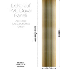 Brano 60X280 Duvar Paneli Lambiri Desen ,salon,duvar,tv Ünitesi-Meşe,Siyah