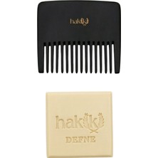 Hakiki Geniş Dişli Kemik Tarak & Defne Sabunu Seti | Defne ve Yemeklik Zeytinyağı ile Doğal Bakım