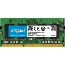 Crucıal 8 GB DDR3L 1600 MHz CL11 Notebook Ram Oyun ve Tasarım Uyumlu 1.35V