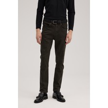 Jakamen Haki Slim Fit Jean Kot Pantolon