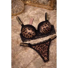 Leo Satin Desire Set 🖤🐆✨