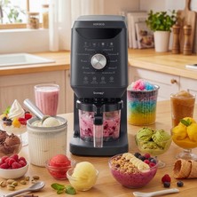 Karaca Scoopi 10 In 1 Dondurma Makinesi Matte Black