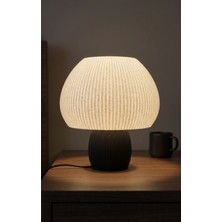 Blurix Modern Mantar Masa Lambası - Retro Dekoratif Abajur