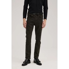 Jakamen Haki Slim Fit Jean Kot Pantolon